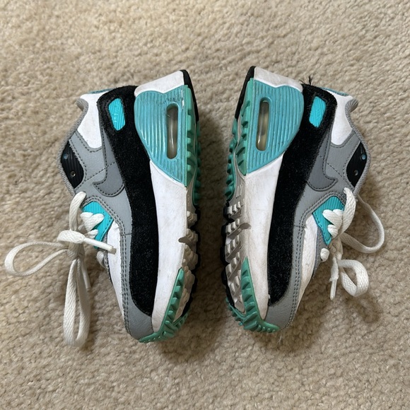 Nike Air Max 90 Hyper Turquoise 9C - Picture 2 of 4